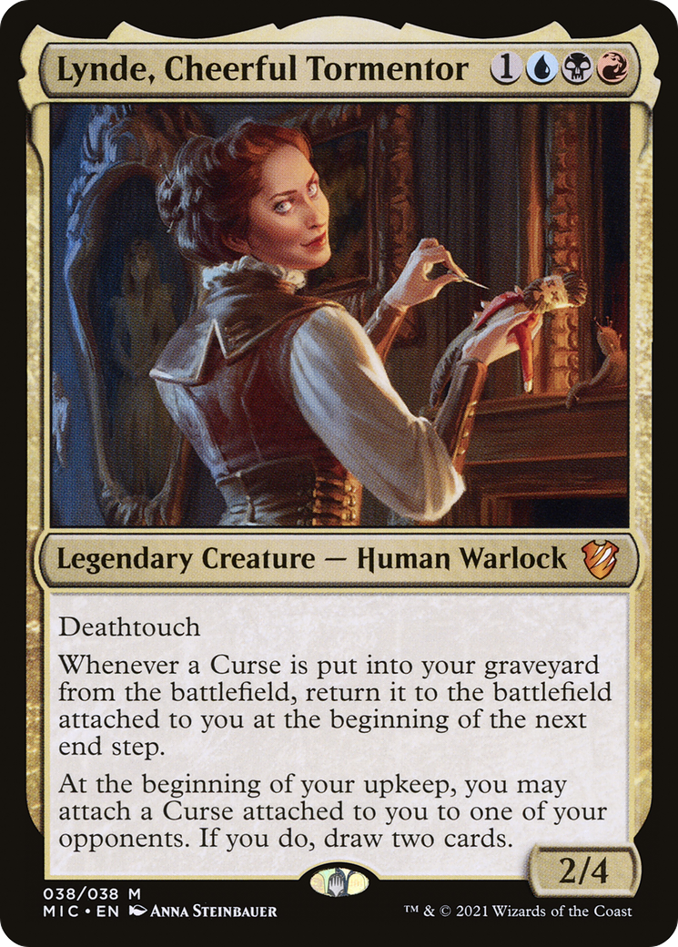 Lynde, Cheerful Tormentor (MIC-038) [Midnight Hunt Commander]