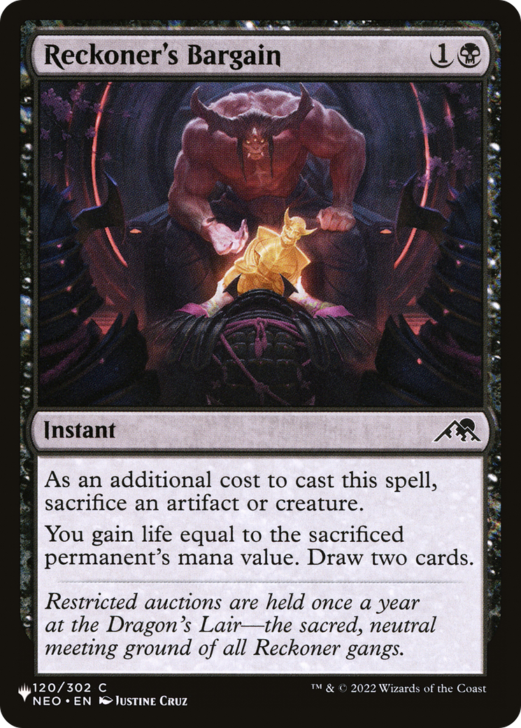 Reckoner's Bargain (LIST-NEO-120) [The List]