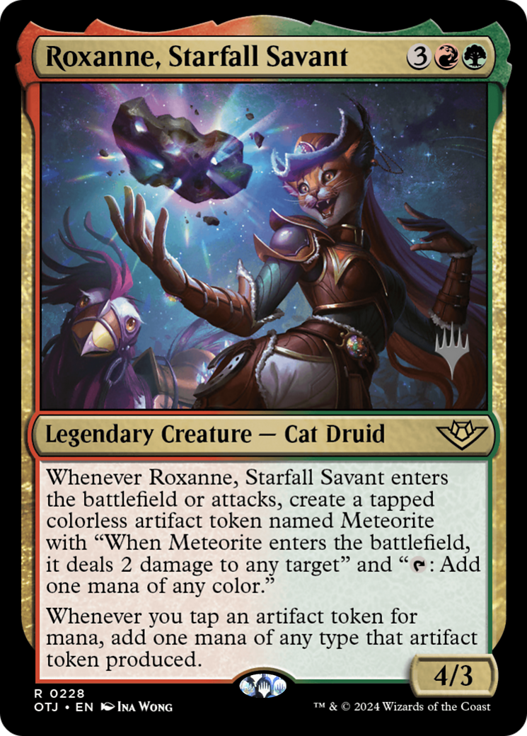Roxanne, Starfall Savant (PPOTJ-228P) [Outlaws of Thunder Junction Promos]