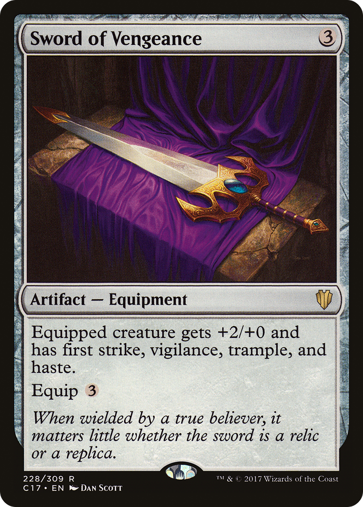 Sword of Vengeance (C17-228) [Commander 2017]