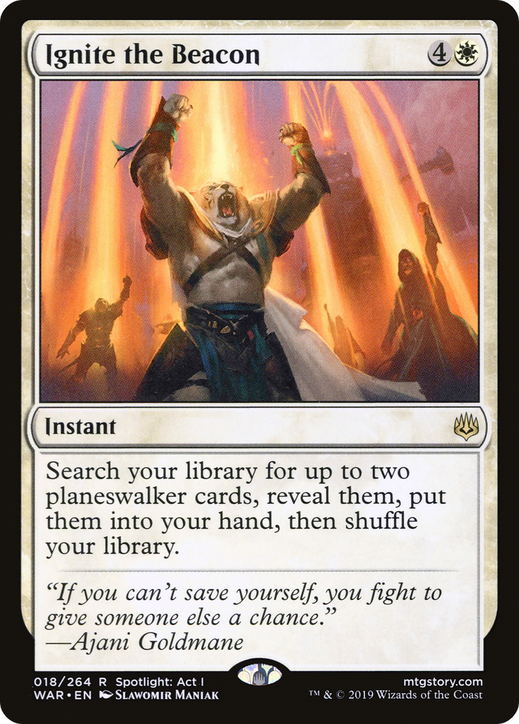 Ignite the Beacon (WAR-018) [War of the Spark]