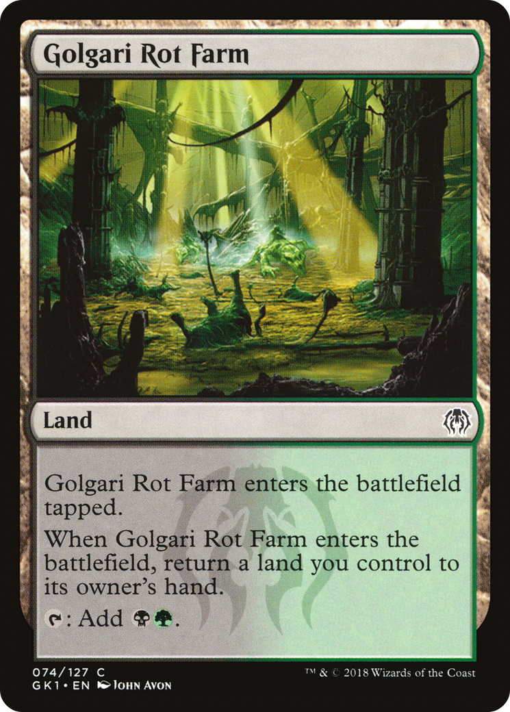 Golgari Rot Farm (GR1-074) [GRN Guild Kit]