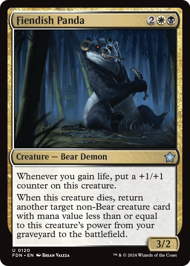 Fiendish Panda (FDN-120) [Foundations]