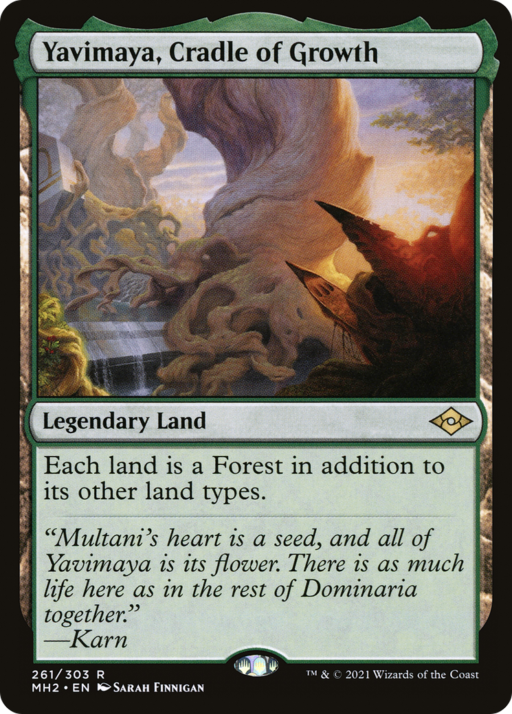 Yavimaya, Cradle of Growth (MH2-261) [Modern Horizons 2]