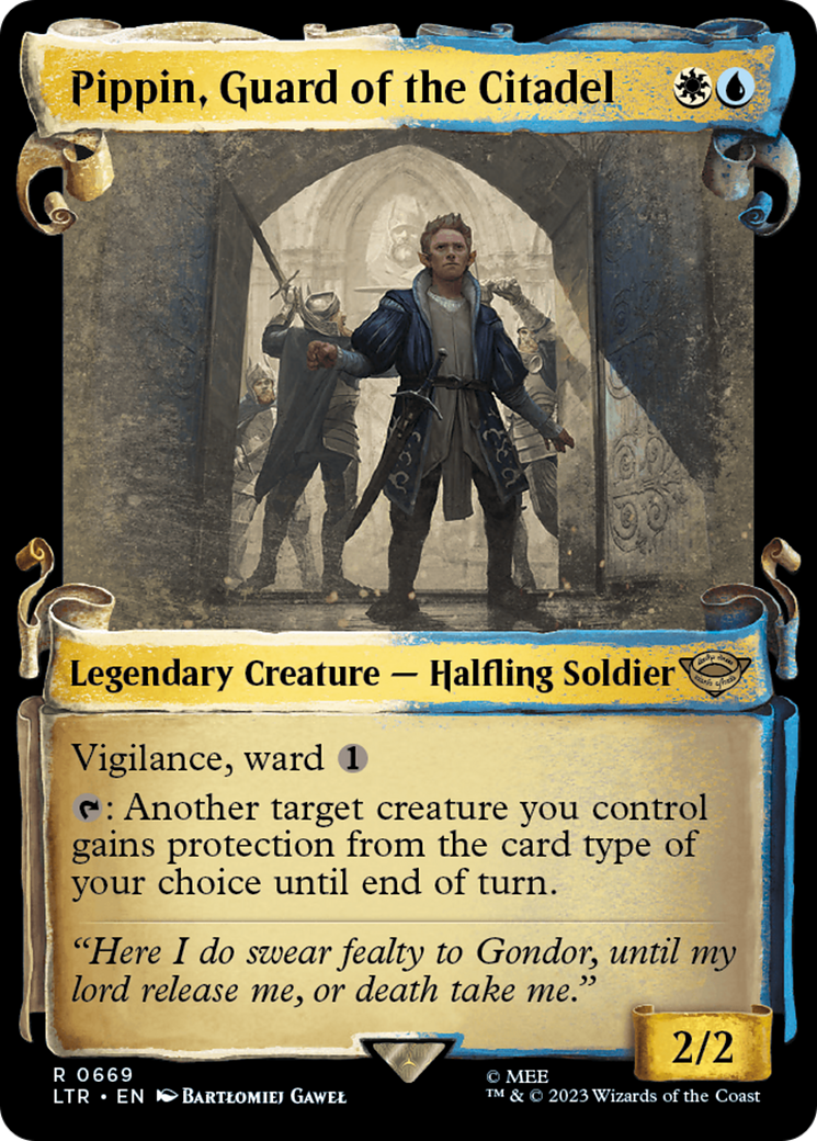 Pippin, Guard of the Citadel (LTR-669) [The Lord of the Rings: Tales of Middle-earth]: (Showcase)