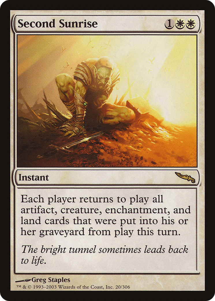 Second Sunrise (MRD-020) [Mirrodin]