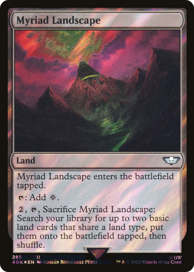 Myriad Landscape (40K-285★) [Warhammer 40,000 Commander] Foil