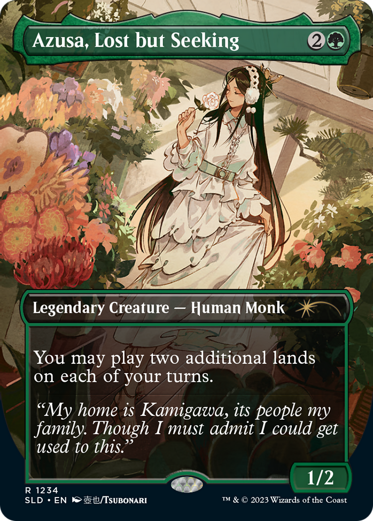 Azusa, Lost but Seeking (SLD-1234) [Secret Lair Drop] (Borderless)