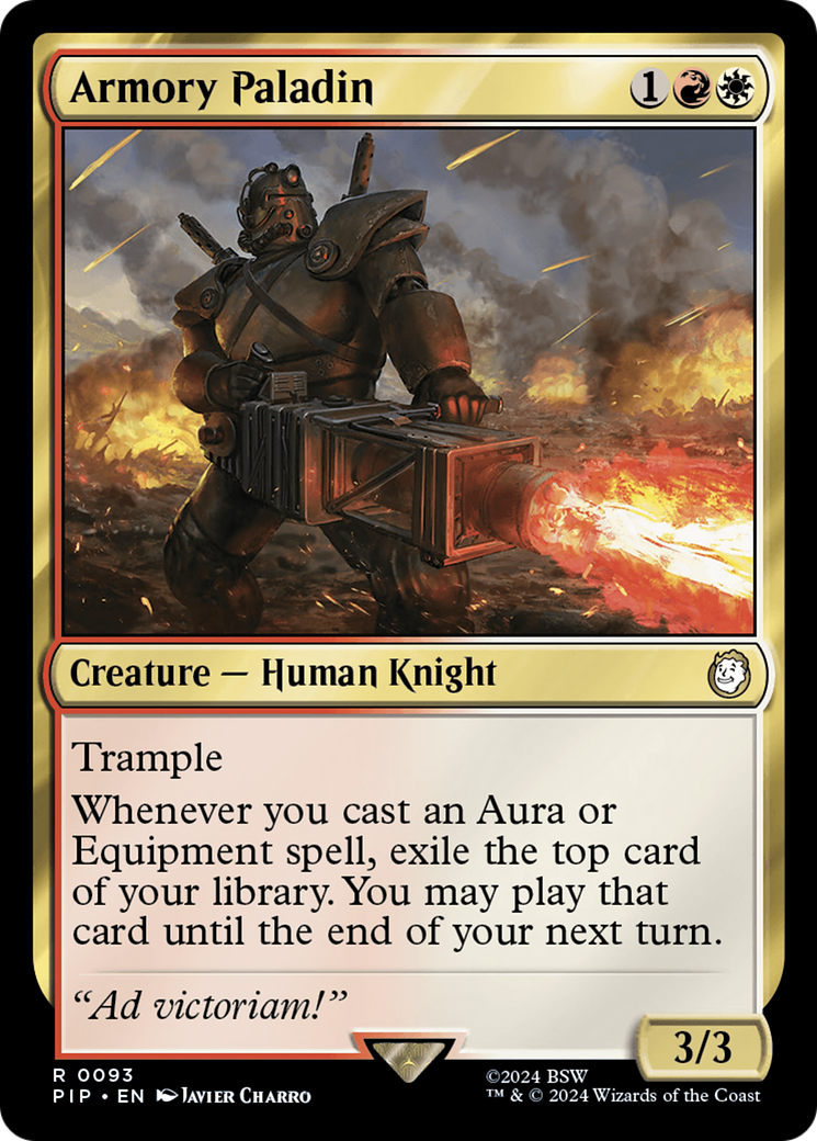 Armory Paladin (PIP-093) [Fallout] Foil