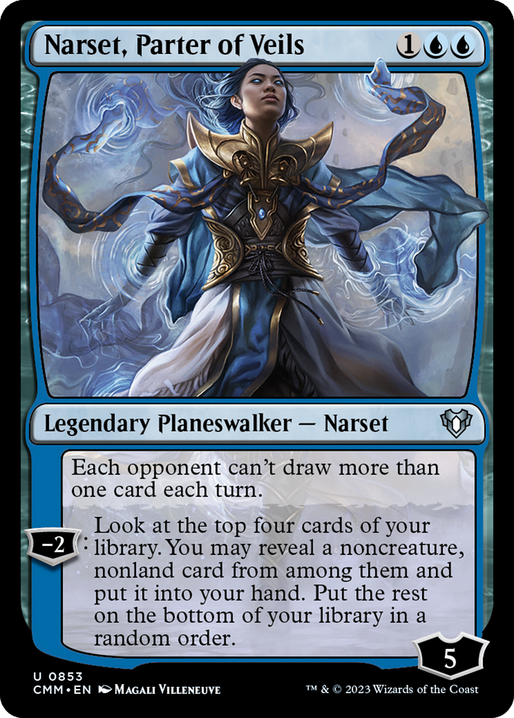 Narset, Parter of Veils (CMM-853) [Commander Masters]