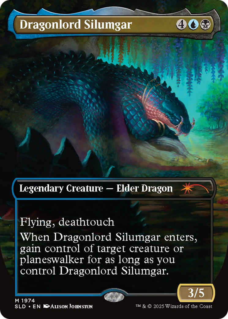 Dragonlord Silumgar // Dragonlord Silumgar (SLD-1974) [Secret Lair Drop] (Borderless)