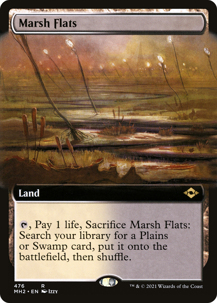 Marsh Flats (Extended Art) (MH2-476) [Modern Horizons 2]