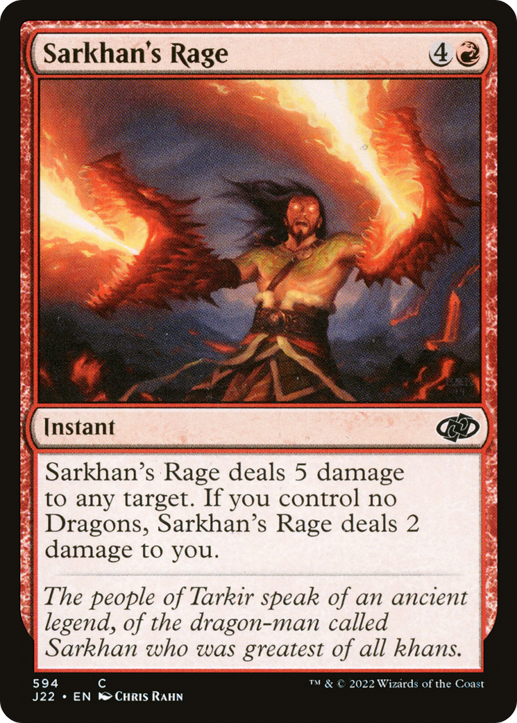 Sarkhan's Rage (J22-594) [Jumpstart 2022]