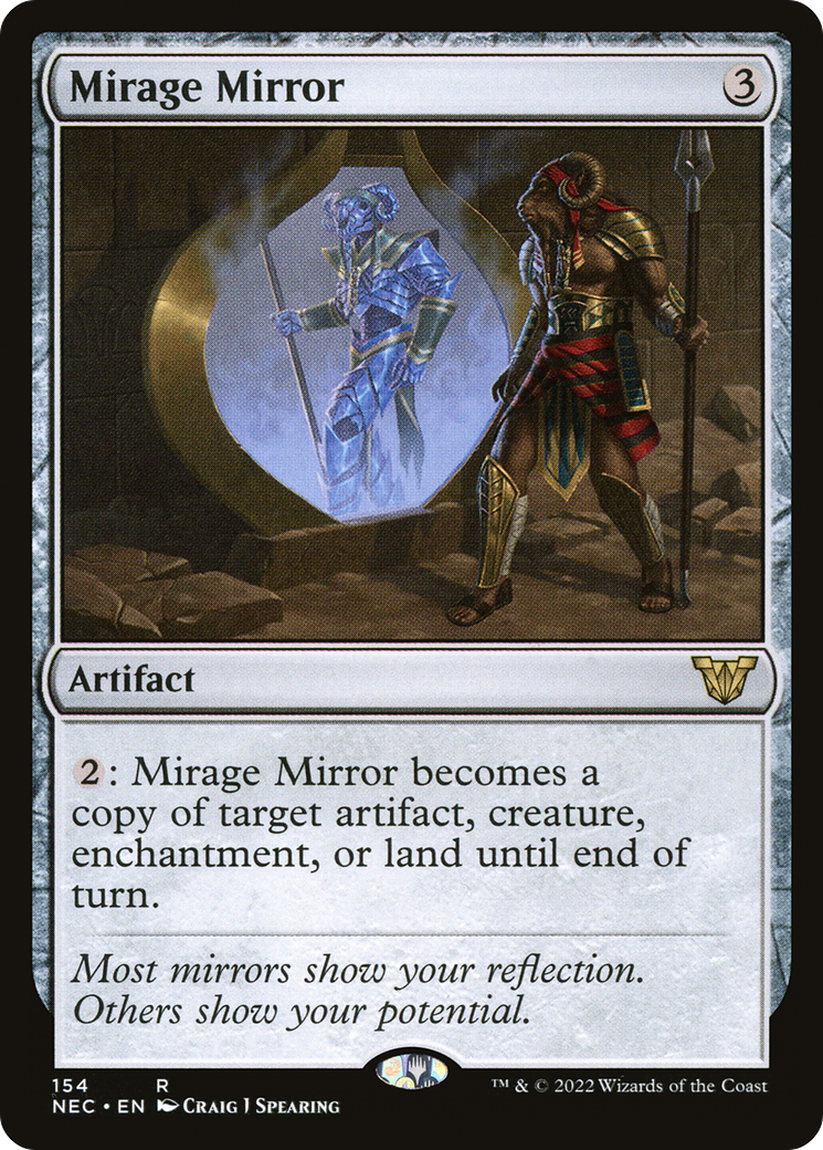 Mirage Mirror (NEC-154) [Neon Dynasty Commander]