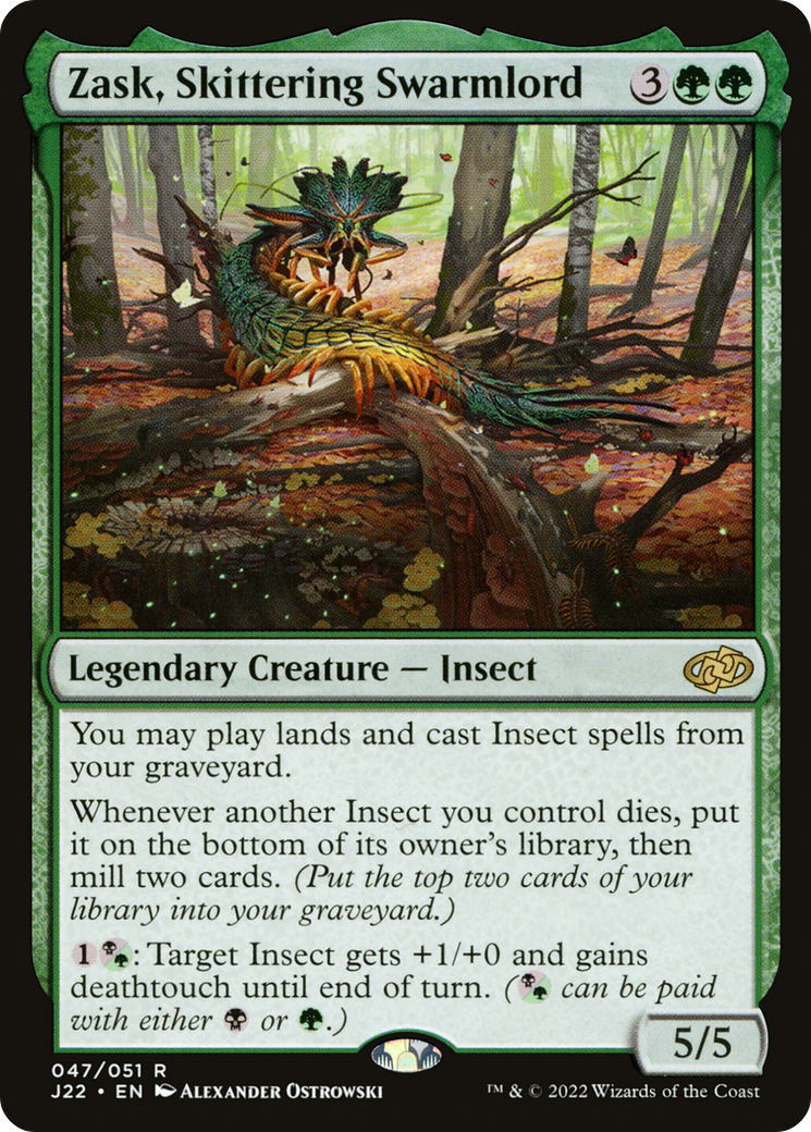 Zask, Skittering Swarmlord (J22-047) [Jumpstart 2022]