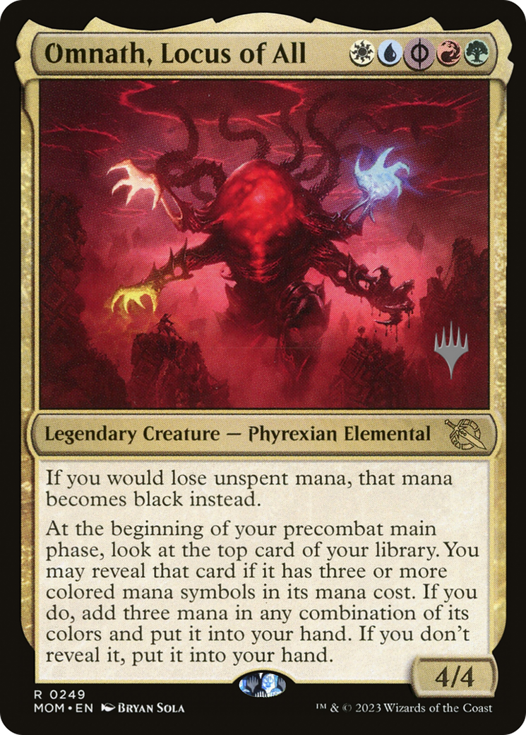 Omnath, Locus of All (PPMOM-249P) [March of the Machine Promos] Foil
