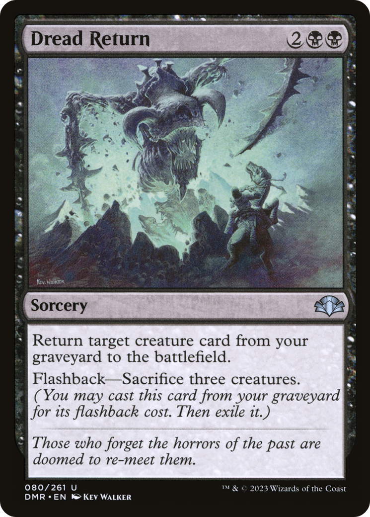 Dread Return (DMR-080) [Dominaria Remastered]