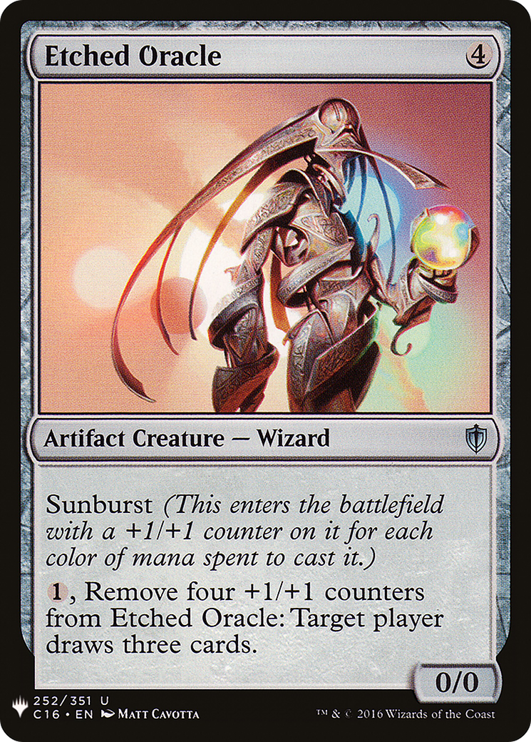 Etched Oracle (LIST-C16-252) [The List]