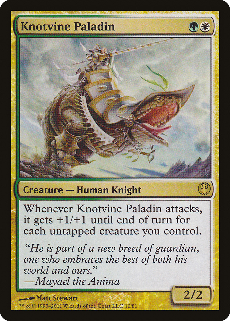 Knotvine Paladin (DDG-010) [Duel Decks: Knights vs. Dragons]