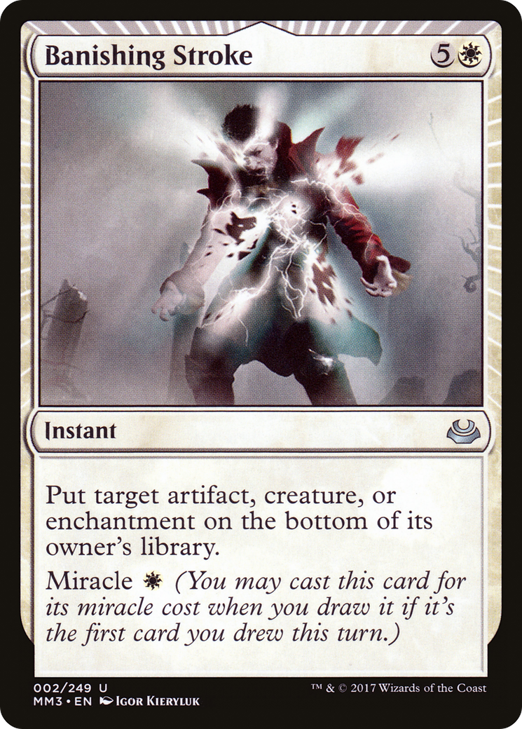 Banishing Stroke (MM3-002) [Modern Masters 2017]