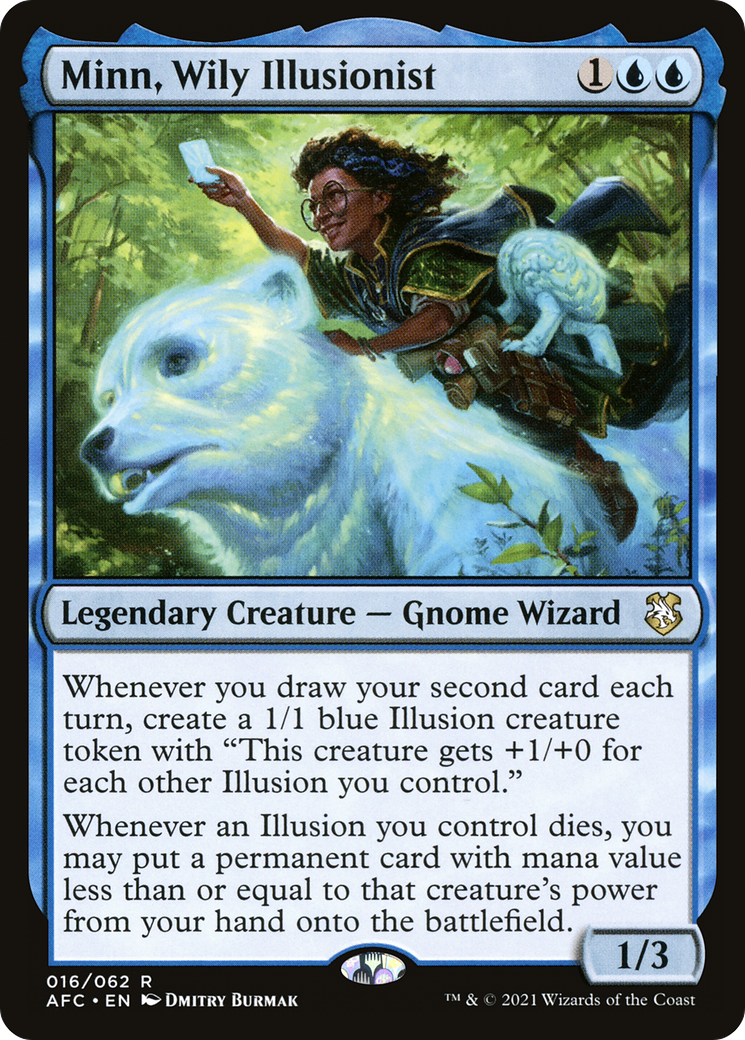 Minn, Wily Illusionist (AFC-016) [Forgotten Realms Commander]