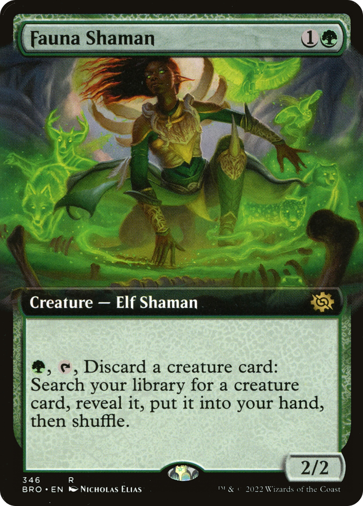 Fauna Shaman (Extended Art) (BRO-346) [The Brothers' War]