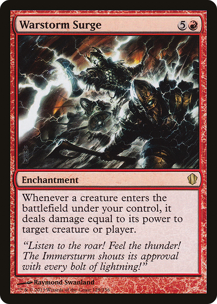 Warstorm Surge (C13-129) [Commander 2013]