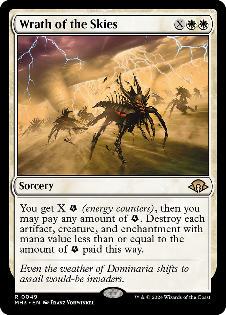 Wrath of the Skies (MH3-049) [Modern Horizons 3] Foil