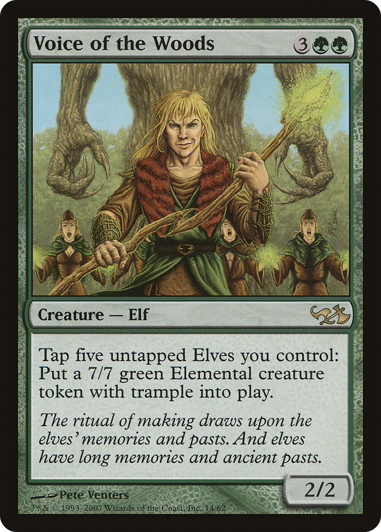 Voice of the Woods (EVG-014) [Duel Decks: Elves vs. Goblins]