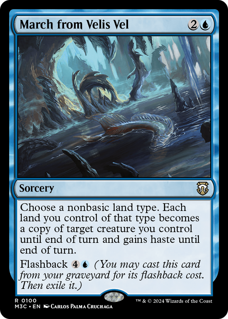 March from Velis Vel (M3C-100) [Modern Horizons 3 Commander]