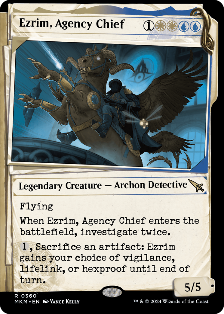 Ezrim, Agency Chief (MKM-360) [Murders at Karlov Manor]: (Showcase)