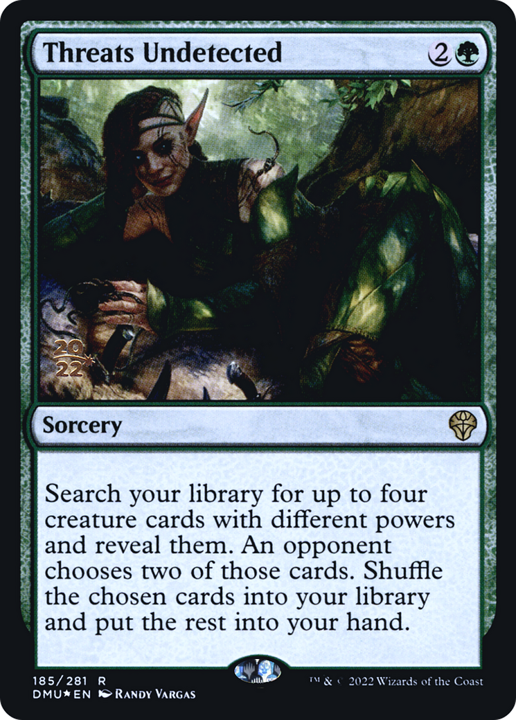 Threats Undetected (PRE-185) [Dominaria United Promos] Foil