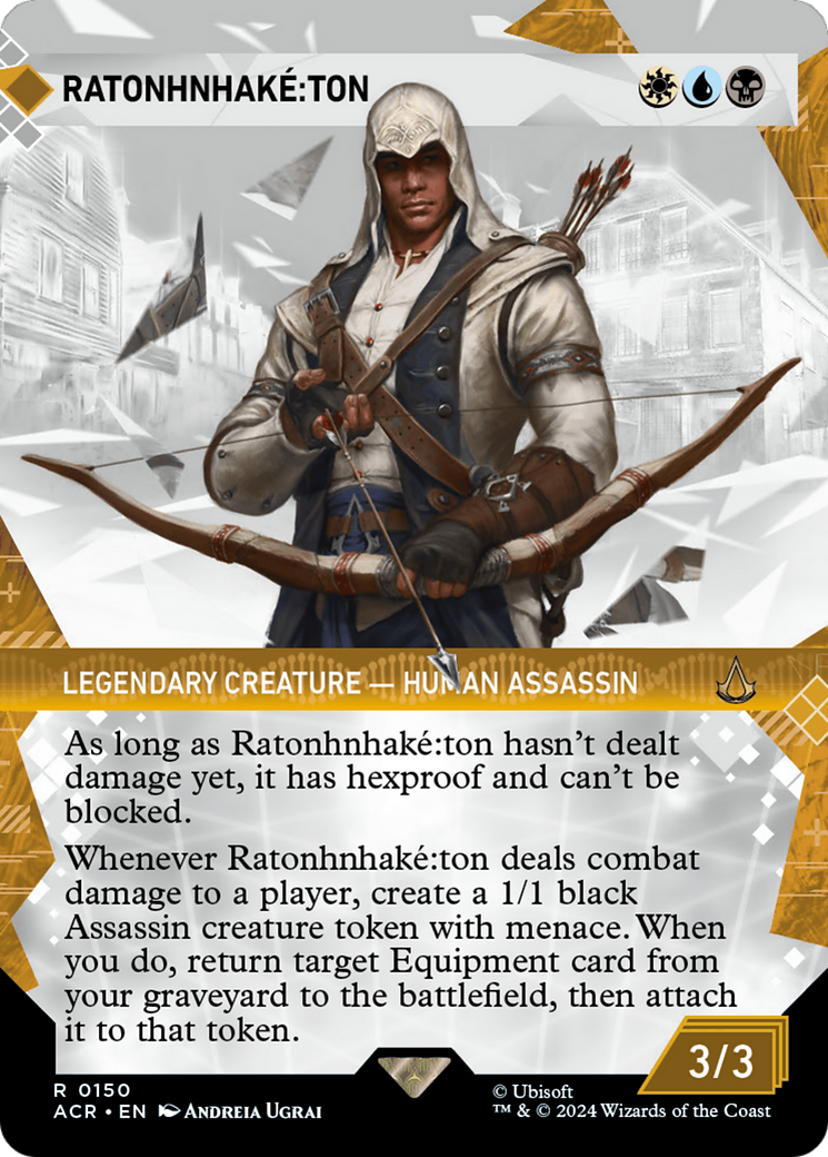 Ratonhnhaké꞉ton (ACR-150) [Assassin's Creed]: (Showcase) (Borderless) Foil