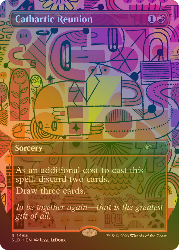 Cathartic Reunion (SLD-1465★) [Secret Lair Drop] (Borderless) Foil