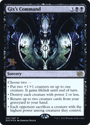Gix's Command (PRE-097) [The Brothers' War Promos] Foil