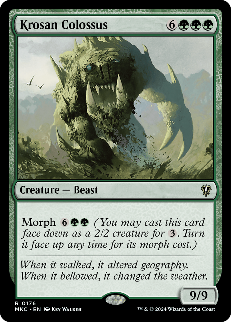 Krosan Colossus (MKC-176) [Murders at Karlov Manor Commander]