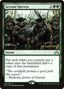 Second Harvest (PRE-227S) [Shadows over Innistrad Promos] Foil