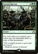 Second Harvest (PRE-227S) [Shadows over Innistrad Promos] Foil
