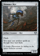 Shimmer Myr (CMM-409) [Commander Masters] Foil