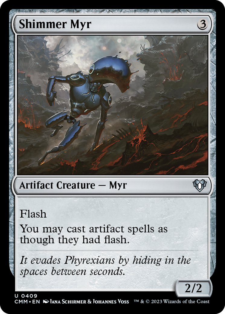 Shimmer Myr (CMM-409) [Commander Masters] Foil