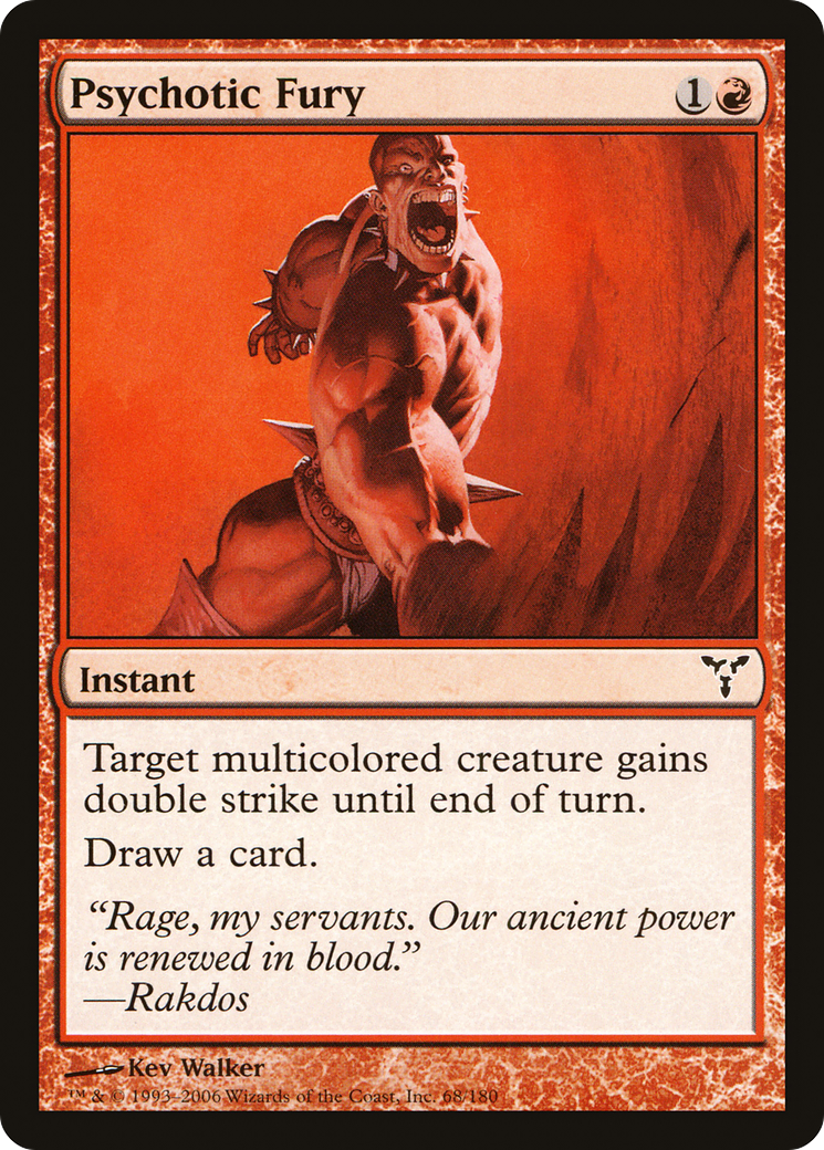 Psychotic Fury (DIS-068) [Dissension] Foil