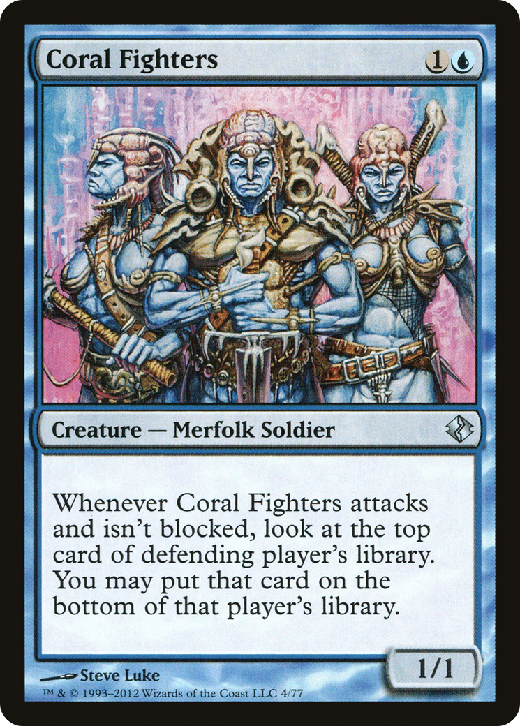 Coral Fighters (DDI-004) [Duel Decks: Venser vs. Koth]
