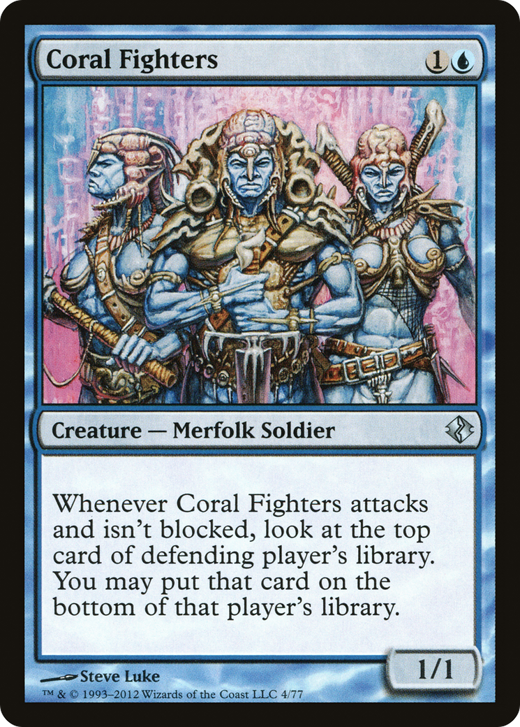 Coral Fighters (DDI-004) [Duel Decks: Venser vs. Koth]