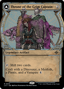 Throne of the Grim Captain // The Grim Captain (LCI-313) [The Lost Caverns of Ixalan]: (Showcase)