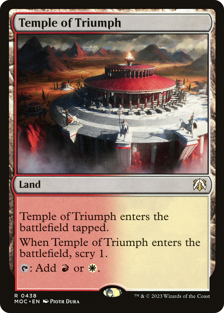 Temple of Triumph (MOC-438) [March of the Machine Commander]