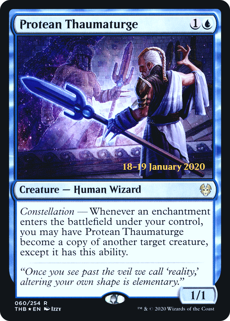 Protean Thaumaturge (PRE-60S) [Theros Beyond Death Promos] Foil