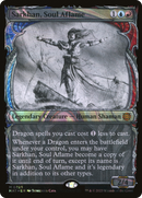 Sarkhan, Soul Aflame (Halo Foil) (MAT-225) (Showcase) [March of the Machine: The Aftermath] Foil