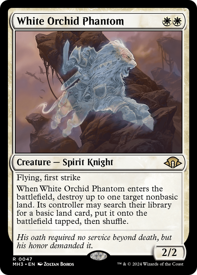 White Orchid Phantom (MH3-047) [Modern Horizons 3]
