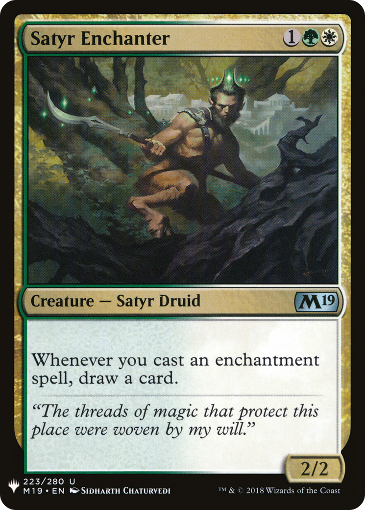 Satyr Enchanter (LIST-M19-223) [The List]