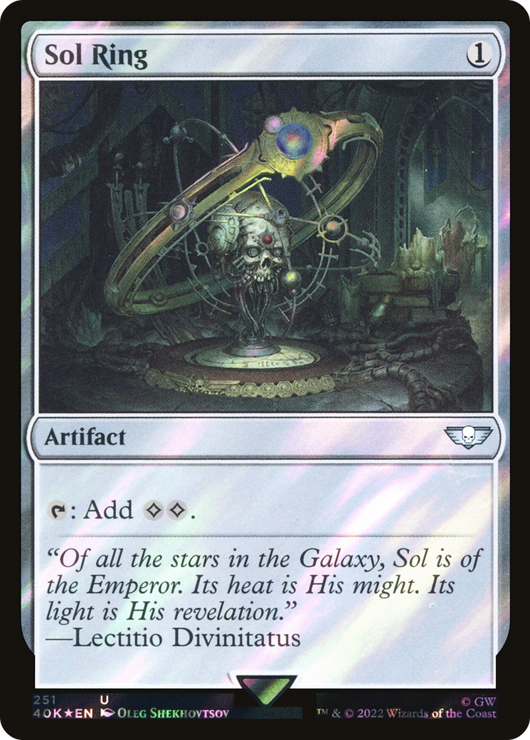 Sol Ring (40K-251★) [Warhammer 40,000 Commander] Foil